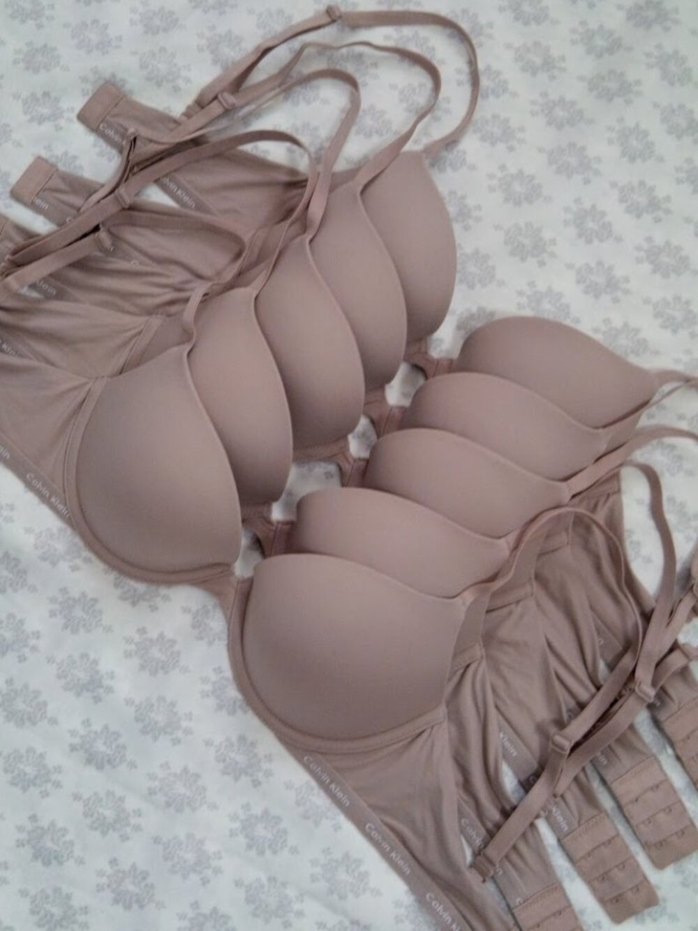 Calvin Klein Push Up Plunge Bra 1 pc. / Beige